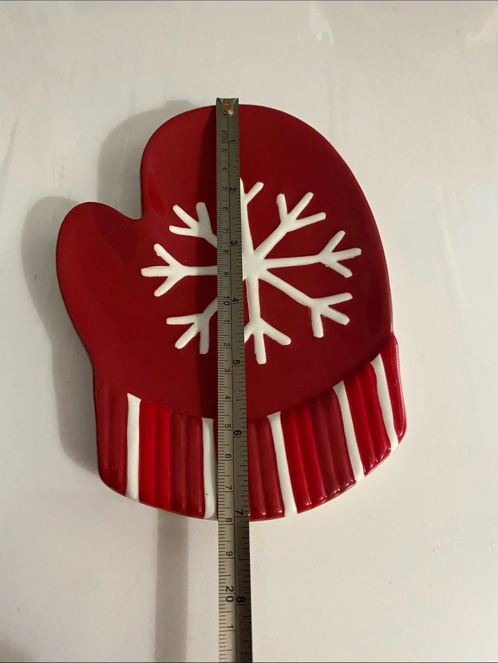 Boston Warehouse Trading Corp. Mitten Spoon Rest, Snow much fun, Cottagecore
